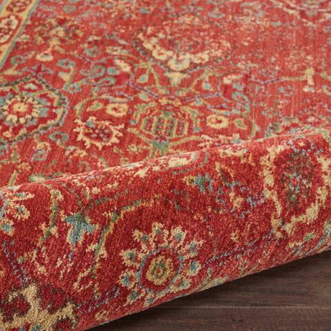 Nourison Somerset Red Runner 23 X 80 Area Rug 805-114960 Image 2