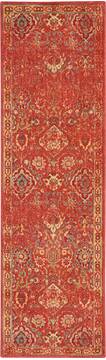 Nourison Somerset Red Runner 6 to 9 ft Polyester Carpet 114960