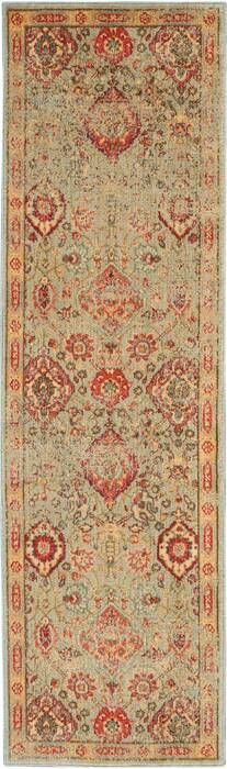 Nourison Somerset Green Runner 23 X 80 Area Rug 805-114961 Image 0