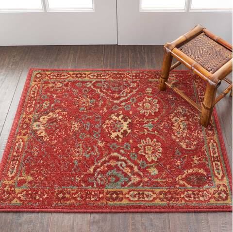 Nourison Somerset Red 20 X 29 Area Rug 805-114962 Image 4