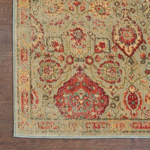 Nourison Somerset Green 36 X 56 Area Rug 805-114965 Image 1