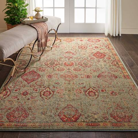 Nourison Somerset Green 36 X 56 Area Rug 805-114965 Image 3
