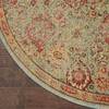 Nourison Somerset Green Round 56 X 56 Area Rug  805-114969 Thumb 1