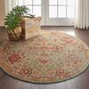 Nourison Somerset Green Round 56 X 56 Area Rug  805-114969 Thumb 5