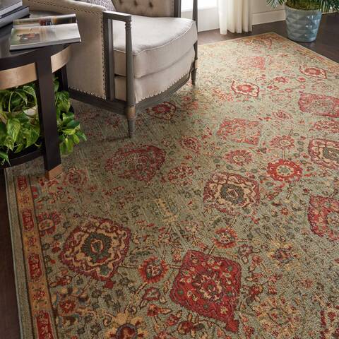 Nourison Somerset Green 79 X 1010 Area Rug 805-114971 Image 4