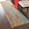 Nourison Somerset Blue Runner 23 X 80 Area Rug  805-114973 Thumb 3