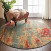 Nourison Somerset Blue Round 56 X 56 Area Rug  805-114977 Thumb 4