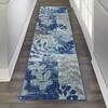 Nourison Tranquil Blue Runner 23 X 73 Area Rug  805-114980 Thumb 3