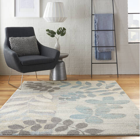Nourison Tranquil Beige 40 X 60 Area Rug 805-114981 Image 3