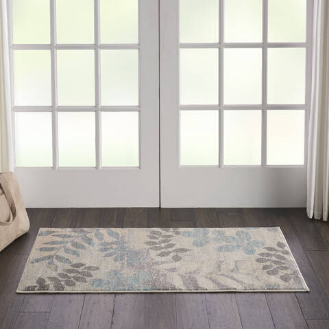 Nourison Tranquil Beige 20 X 40 Area Rug 805-114989 Image 3