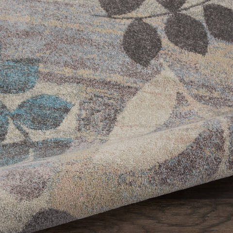 Nourison Tranquil Beige Round 53 X 53 Area Rug 805-114990 Image 2
