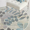 Nourison Tranquil Beige Round 53 X 53 Area Rug 805-114990 Thumb 4