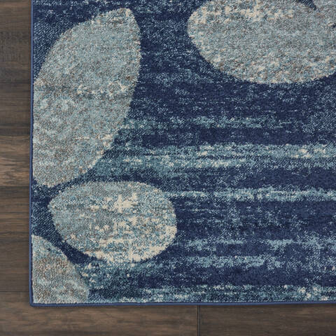 Nourison Tranquil Blue 80 X 100 Area Rug 805-114991 Image 1