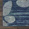 Nourison Tranquil Blue 80 X 100 Area Rug  805-114991 Thumb 1