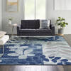 Nourison Tranquil Blue 80 X 100 Area Rug 805-114991 Thumb 3