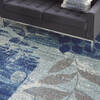 Nourison Tranquil Blue 80 X 100 Area Rug 805-114991 Thumb 4