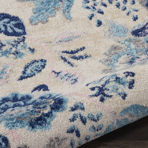 Nourison Tranquil Beige Runner 23 X 73 Area Rug 805-114995 Image 2