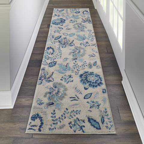 Nourison Tranquil Beige Runner 23 X 73 Area Rug 805-114995 Image 3