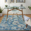 Nourison Tranquil Blue 53 X 73 Area Rug 805-114997 Thumb 3