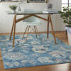 Nourison Tranquil Blue 53 X 73 Area Rug  805-114997 Thumb 5