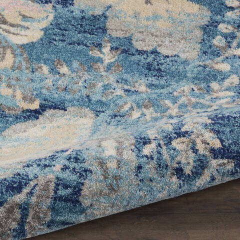Nourison Tranquil Blue 810 X 1110 Area Rug 805-115008 Image 2