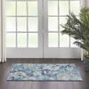 Nourison Tranquil Blue 20 X 40 Area Rug  805-115009 Thumb 3