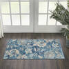 Nourison Tranquil Blue 20 X 40 Area Rug  805-115009 Thumb 4