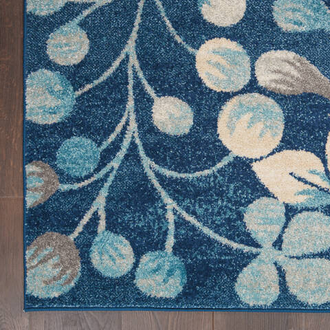 Nourison Tranquil Blue 40 X 60 Area Rug 805-115014 Image 1