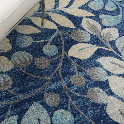 Nourison Tranquil Blue 40 X 60 Area Rug 805-115014 Image 4