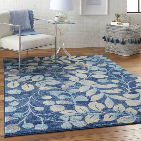Nourison Tranquil Blue 40 X 60 Area Rug 805-115014 Image 5