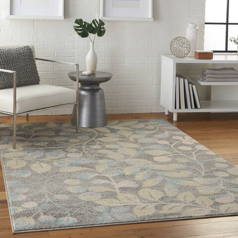 Nourison Tranquil Grey 53 X 73 Area Rug 805-115018 Image 5