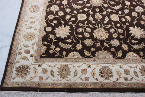 Jaipur Brown Hand Knotted 60 X 92 Area Rug 905-115023 Image 2