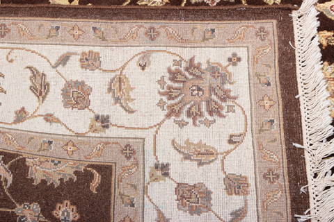Jaipur Brown Hand Knotted 60 X 92 Area Rug 905-115023 Image 4