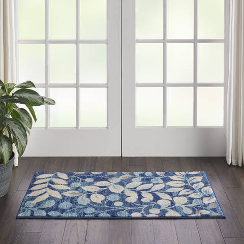Nourison Tranquil Blue 20 X 40 Area Rug 805-115025 Image 3