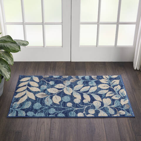 Nourison Tranquil Blue 20 X 40 Area Rug 805-115025 Image 4