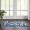 Nourison Tranquil Blue 20 X 40 Area Rug  805-115025 Thumb 3