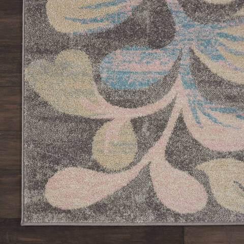 Nourison Tranquil Grey 80 X 100 Area Rug 805-115027 Image 1