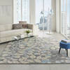 Nourison Tranquil Grey 80 X 100 Area Rug 805-115027 Thumb 3