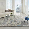 Nourison Tranquil Grey 810 X 1110 Area Rug  805-115028 Thumb 3