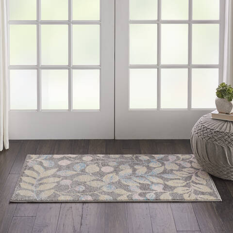 Nourison Tranquil Grey 20 X 40 Area Rug 805-115029 Image 3
