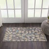 Nourison Tranquil Grey 20 X 40 Area Rug  805-115029 Thumb 4