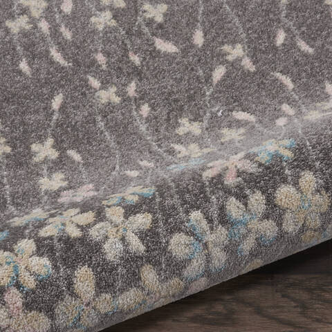 Nourison Tranquil Grey Runner 23 X 73 Area Rug 805-115038 Image 2