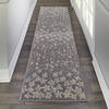 Nourison Tranquil Grey Runner 23 X 73 Area Rug  805-115038 Thumb 3