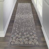 Nourison Tranquil Grey Runner 23 X 73 Area Rug 805-115038 Thumb 3