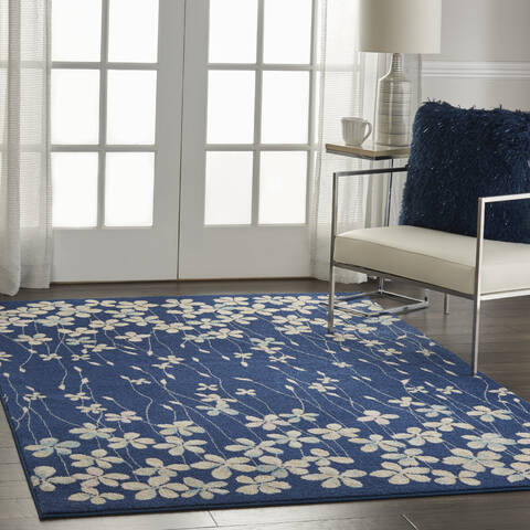 Nourison Tranquil Blue 40 X 60 Area Rug 805-115040 Image 5