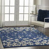 Nourison Tranquil Blue 40 X 60 Area Rug  805-115040 Thumb 5