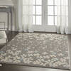 Nourison Tranquil Grey 40 X 60 Area Rug  805-115043 Thumb 5