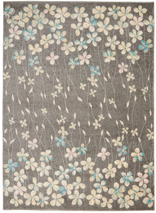Nourison Tranquil Grey 53 X 73 Area Rug 805-115044 Image 0