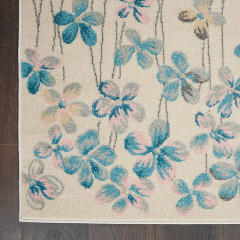 Nourison Tranquil Beige 60 X 90 Area Rug 805-115051 Image 1