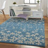 Nourison Tranquil Blue 40 X 60 Area Rug  805-115052 Thumb 4